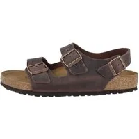 Birkenstock Milano Geöltes Nubukleder Normal Unisex Erwachsene Sandale Sandaletten, Sommerschuhe, Badeschuhe, Riemchen, Schlappen