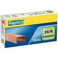 Rapid Heftklammer 24/6, 1.000 Stück/Pack, Heftleistung 20 Blatt