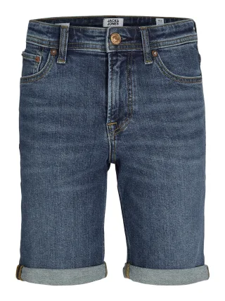 JACK&JONES - JJIRICK JJORIGINAL SHORTS AM 360 SN JNR Dark Blue Denim - Gr. - 152