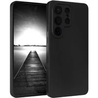 EAZY CASE Handyhülle TPU Hülle für Samsung Galaxy S26 Ultra 6,9 Zoll, Silikon Schutzhülle mit Kameraschutz kratzfest Back Cover Etui Schwarz