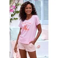 Vivance Dreams by Lascana Shorty (Set, 2 tlg) mit zartem Streifenmuster