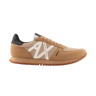Armani Exchange - "AX" Sneaker für Herren, Wildleder (Hellbraun)