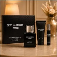 MARADONA Eau de Parfum MARADONA LEGEND Herren Geschenkset Fruchtig Würzig Holzig, 3-tlg., Luxurious Herrenduftset, Premium, langanhaltend, Hergestellt in UK