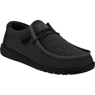 HEYDUDE Wally Sox Faux Suede Herren Micro Total Schwarz Bootsschuhe