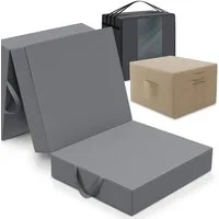 Klappmatratze Spar-Set inkl. Husse & Transporttasche, ELONEO, 15 cm hoch, versch. Größen & Farben
