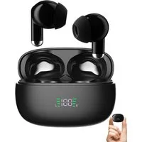 VSIUO TWS Bluetooth Kopfhörer Kabellos Bluetooth 5.3 Earbuds mit LED-Ladebox In-Ear-Kopfhörer (ENC Lärmreduzierung,Touch Control, IPX7 Wasserdicht, Noise Cancelling Ohrhörer, Bluetooth Kopfhörer mit HD Mikrofon,True Wireless, Noise Cancelling, Blueto