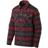 Helikon-Tex Fleecehemd Winter Warden Shirt Slate Crimson Plaid