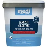 mediPOOL Poolpflege mediPool - Langzeit- Chlor Tabs 200 g 5,0 kg