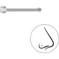 Monkimau Nasenpiercing 2mm Zirkonia Nasenstecker 925 Silber