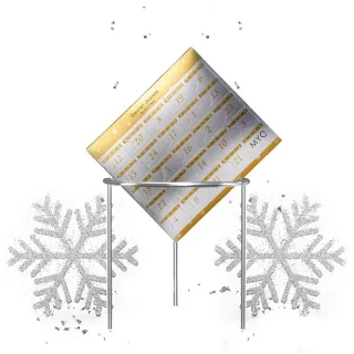 Adventskalender 24 Überraschungsjuwelen - Silber und Kristall