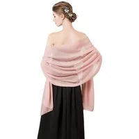 Zaewry Modeschal Damen Schal – Elegante leichte Stola, weich fließend, (1-St), ideal für Abendkleid, Hochzeit & festliche Anlässe