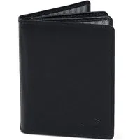BRANCO Kartenetui A7 Ausweis-Hülle / Kreditkarten-Etui, Leder, Schwarz, Branco br-302