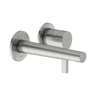 Keuco Waschtischarmatur UP Edition 400 51516, Wandm., Ausl. 165 mm, Edelstahl-finish, 51516060201 51516060201
