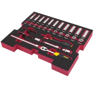 STANLEY FATMAX PRO-STACK Einlage 48-tlg 1/4 Set - FMHT0-74295