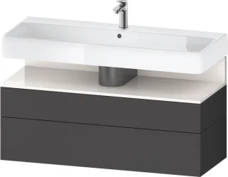 Duravit Qatego Waschtischunterbau wandhängend Graphit Matt 1190x470x590 mm - QA4396022490000 QA4396022490000