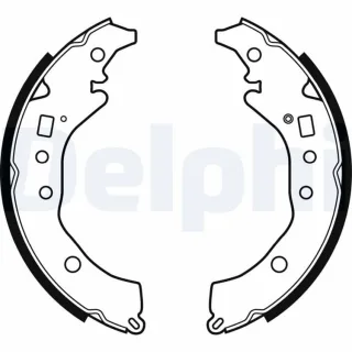 Delphi Bremsbacken hinten Subaru Toyota