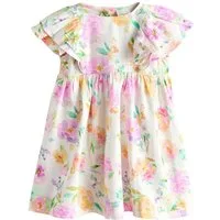 Next Blusenkleid Kleid mit Rüschenärmeln (1-tlg)