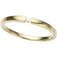 Firetti Spannring Schmuck Geschenk Gold 333 Damenring Verlobungsring Goldring Solitär, mit Brillant