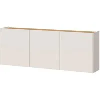 Lomadox Schuhschrank LAPUA-01 in Kaschmir und Eiche, 3-türig, ideal für schmale Flure