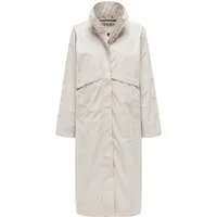 Navahoo Langmantel Zenblüte 14 Modischer oversized Damen Parka mit krempelbaren Ärmeln