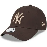 New Era Baseball Cap New York Yankees MLB League Essential Darkbrown 9Forty Adjustable Wome (1-St)