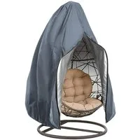 Rosnek Gartenmöbel-Schutzhülle Regenfest und staubdicht,für Garten Hängesessel Schaukel, B×L:115×190cm