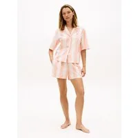 Tommy Hilfiger Underwear Shorty (Set, 2 tlg) Pyjama-Set aus Leinenmix mit