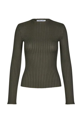 samsøe & samsøe - Langarmshirt - Sacrane grün - Gr. - S