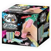 XTREM toys & sports Malkreide Kreidespaß Glitzer, Straßenmalkreide 20 Stück Straßenkreide Outdoor
