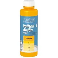 SCHÖNER WOHNEN FARBE Wandfarbe Schöner Wohnen Voll- und Abtönfarbe 250 ml signalgelb
