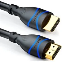 deleyCON deleyCON 0,5m HDMI Kabel HDMI 2.0 kompatibel 4K UHD 2160p FULL HD HDMI-Kabel