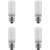 SEBSON LED-Leuchtmittel E27 LED 4W Lampe 4x - 400lm vgl. 40W Glühlampe warmweiß 3000K 280°, E27, 4 St., Warmweiß, LED Leuchtmittel, 15.000h Lebensdauer, sofort startklar, ø30x88mm
