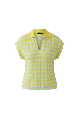 Oui - Pullover yellow green - Gr. - 38