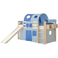 Ticaa Hochbett Rutschbett "Manuel" Kiefer Natur Classic