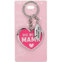 Depesche Schlüsselanhänger DEPESCHE Schlüsselanhänger Die beste Mama der ganzen Welt 3cm