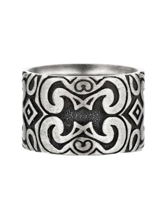 cai Ring 925/- Sterling Silber oxidiert matt Amerika