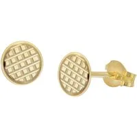 trendor Paar Ohrstecker 28461, für Damen 333 / 8K Gold Ø 6 mm
