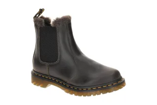 Dr. Martens 2976 LEONORE Chelsea-Boots Damen Stiefel Grau warm gef?ttert
