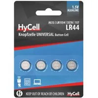 HyCell HyCell Alkaline Knopfzellen LR44 / LR1154 / AG13 Knopfzelle