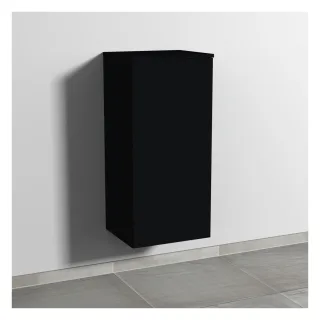 Sanipa 3way Mittelschrank mit 1 Tür, Schwarz-Matt, SF12308 SF12308