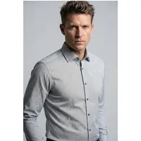 OLYMP Langarmhemd No 6 Businesshemd, super slim, New York Kentkragen