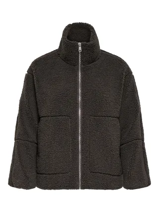 ONLY CARMAKOMA - CARASPEN TEDDY JACKET OTW NOOS Coffee Bean - Gr. - 52