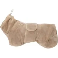 PAIKKA Hundebademantel Bademantel "Drying Coat taupe