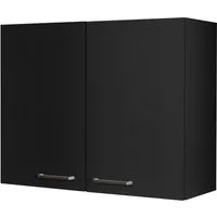 nobilia® Hängeschrank "Touch", vormontiert, mit zwei Einlegeböden, Breite 90 cm