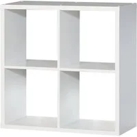 FORTE Standregal Mauro, Fachgröße 33x33cm, 4 Fächer