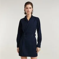 G-STAR Wickelkleid Wrap Dress mit verstellbarer Taille