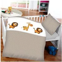 Bestlivings Babybettwäsche KB-04837 Bettbezug, Baumwolle, 2 teilig, Kinder Bettwäsche 2-tlg (100x135cm / 40x60cm) Bettdecken Set