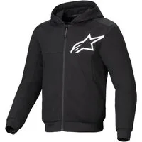 Alpinestars Motorradjacke Alpinestars Chrome V2 Sport Hoodie Schwarz / Weiss motorradjacke herren