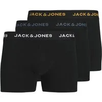 Jack & Jones Trunk JACCONOR SOLID TRUNKS 3 PACK NOOS (Packung, 3-St) Baumwollmischung, elastischer Bund
