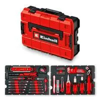 E-Case Werkzeugkoffer Umzug , 79-teilig, Werkzeug-Set schwarz/rot